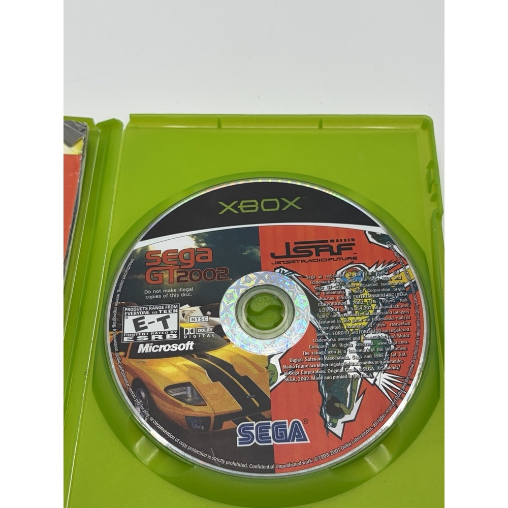 SEGA GT 2002 / Jet Set Radio Future combo disc Microsoft Xbox, 2002 Game CIB - Picture 5 of 7